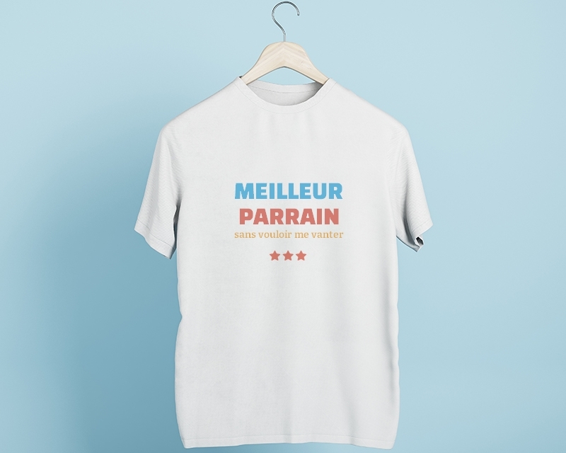 T-shirt Homme personnalisable - Meilleur Parrain
