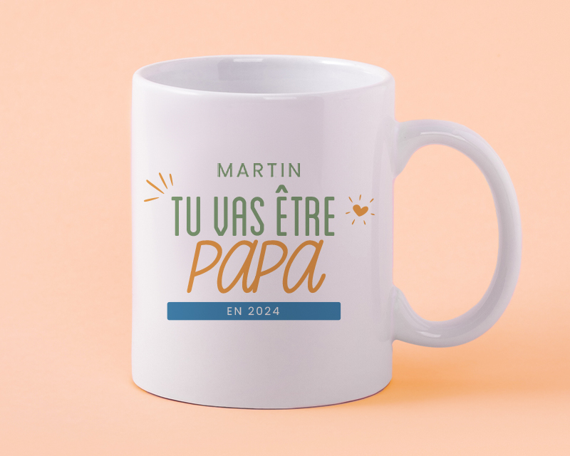Mug personnalisable - Tu vas être papa
