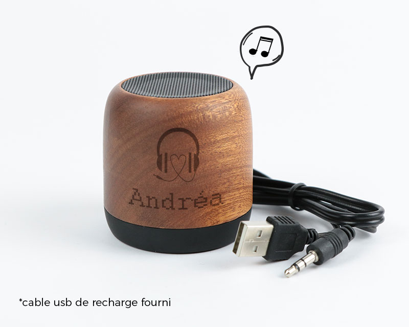 Enceinte bluetooth Personnalisable - Love Music