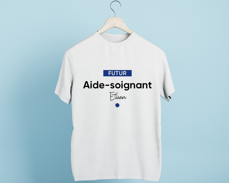 Tee-shirt Homme personnalisé - Futur aide-soignant