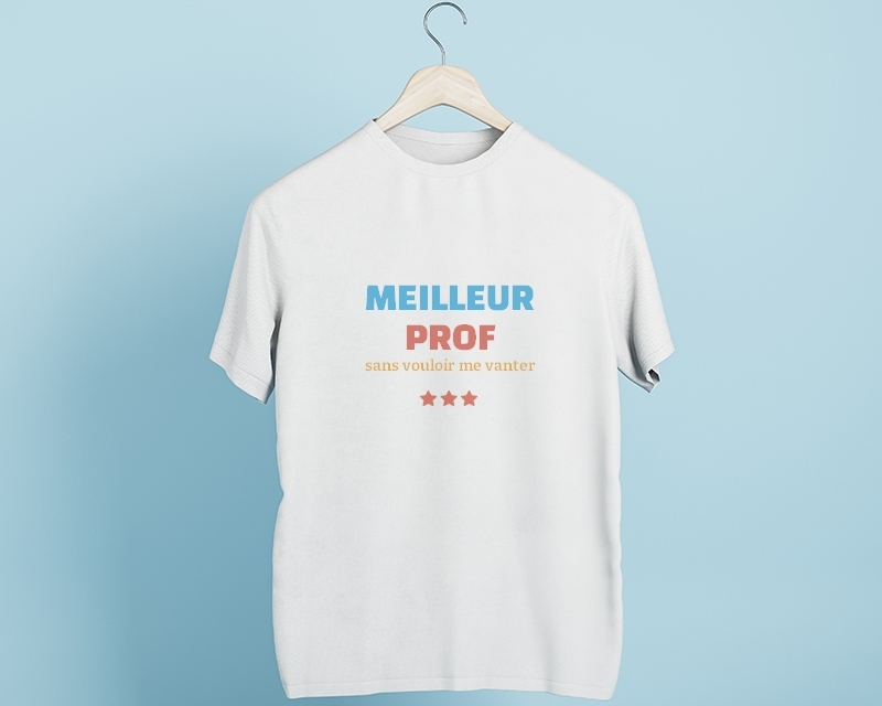 T-shirt Homme à personnaliser - Meilleur Prof
