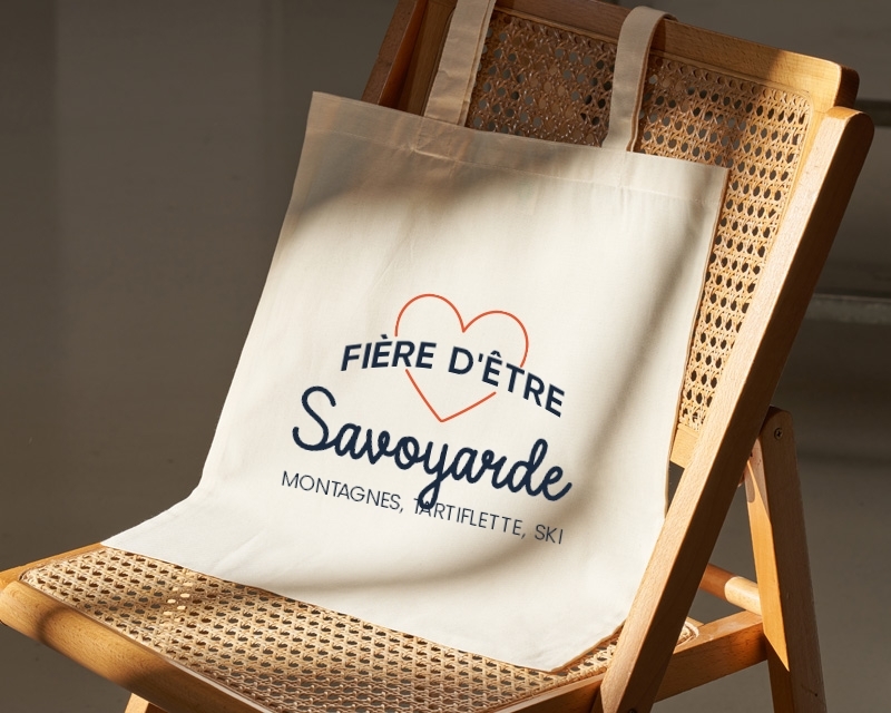 Tote bag personnalisable - Fière d'être Savoyarde