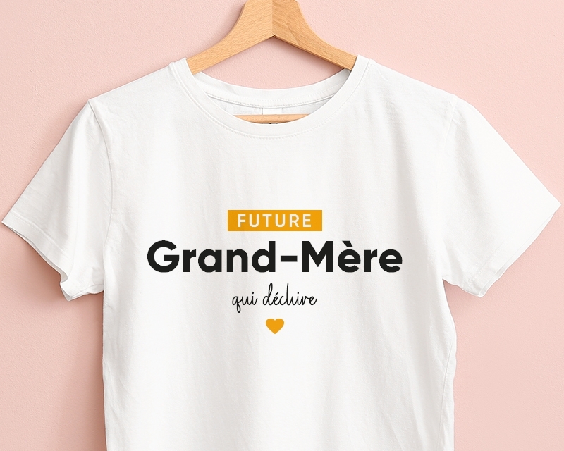 Tee-shirt Femme personnalisé - Future grand-mère