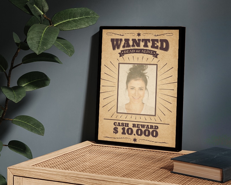 Poster photo personnalisé - Wanted