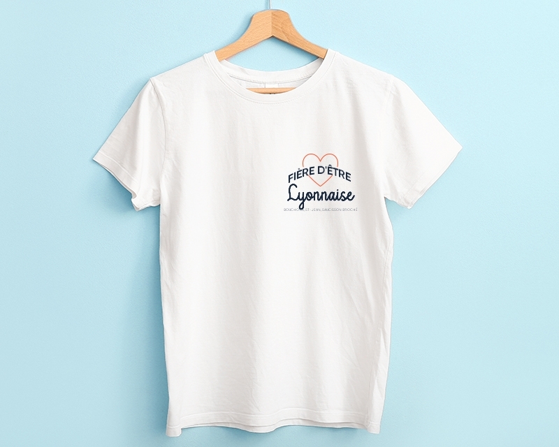 T-shirt Femme personnalisable - Fière d'être Lyonnaise