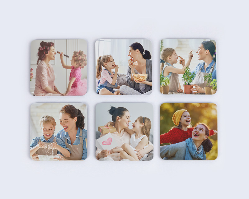 Lots de Sous Verres Personnalisables - Photo