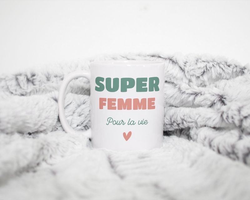 Mug personnalisé - Super Femme