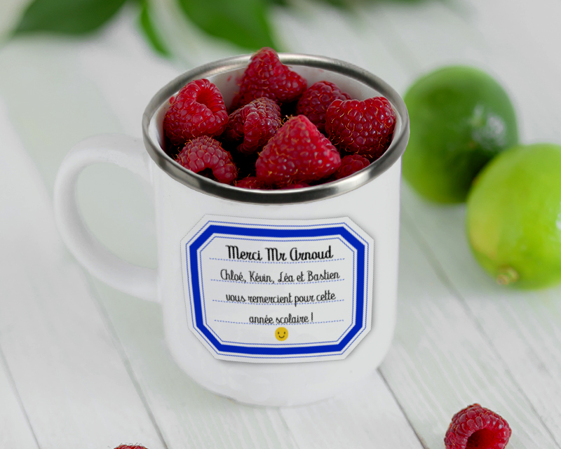 Mug merci maitresse personnalisé