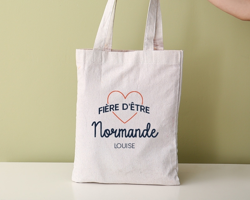 Tote bag personnalisable - Fière d'être Normande