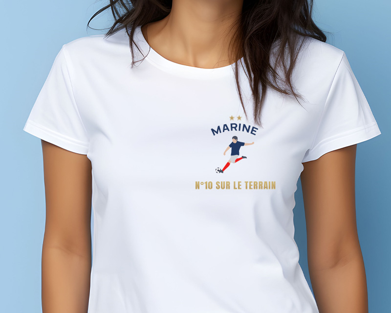 T-shirt femme personnalisé - Passion Football