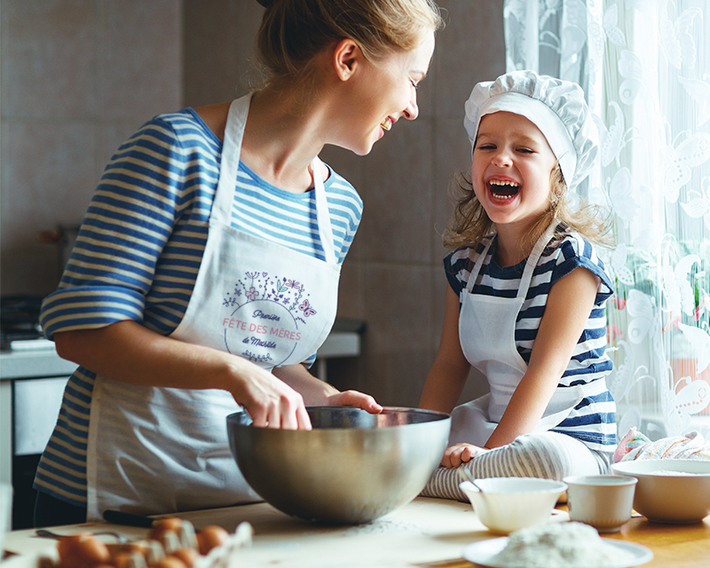 Tablier de cuisine personnalisé - Collection Première Fête des Mères