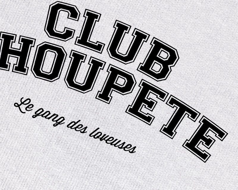 T-shirt blanc femme Club