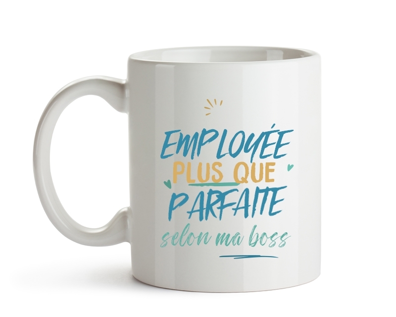 Mug personnalisé : Employée la plus...