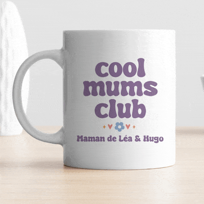 Mug personnalisé - Cool Mums Club