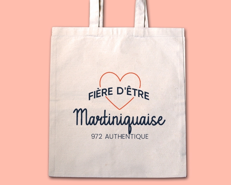 Tote bag personnalisable - Fière d'être Martiniquaise