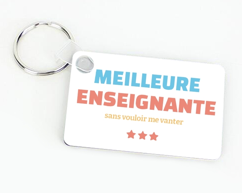 Porte-clés personnalisable - Meilleure Enseignante