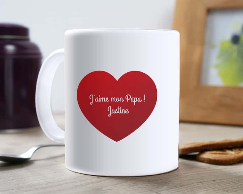 Mug « J'aime mon Papa »
