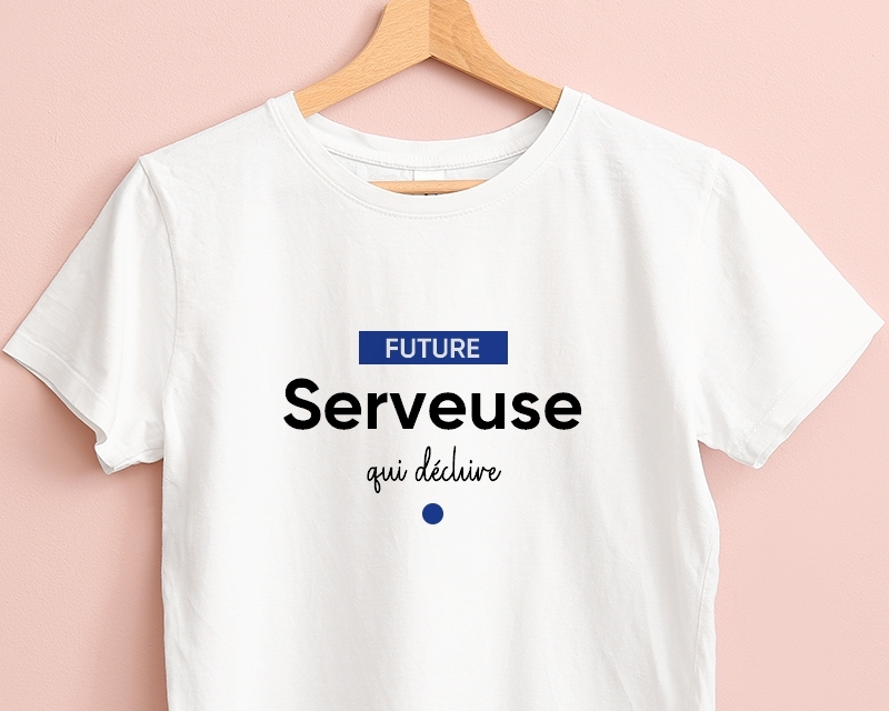 Tee shirt personnalisé femme - Future serveuse