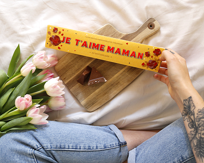 Toblerone personnalisé je t'aime maman