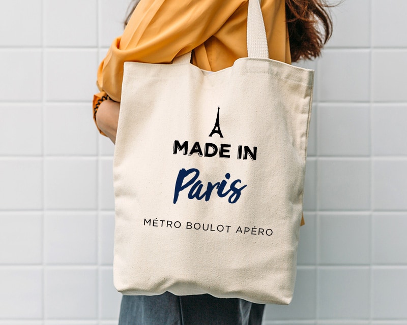 Tote bag personnalisable - Made In Paris