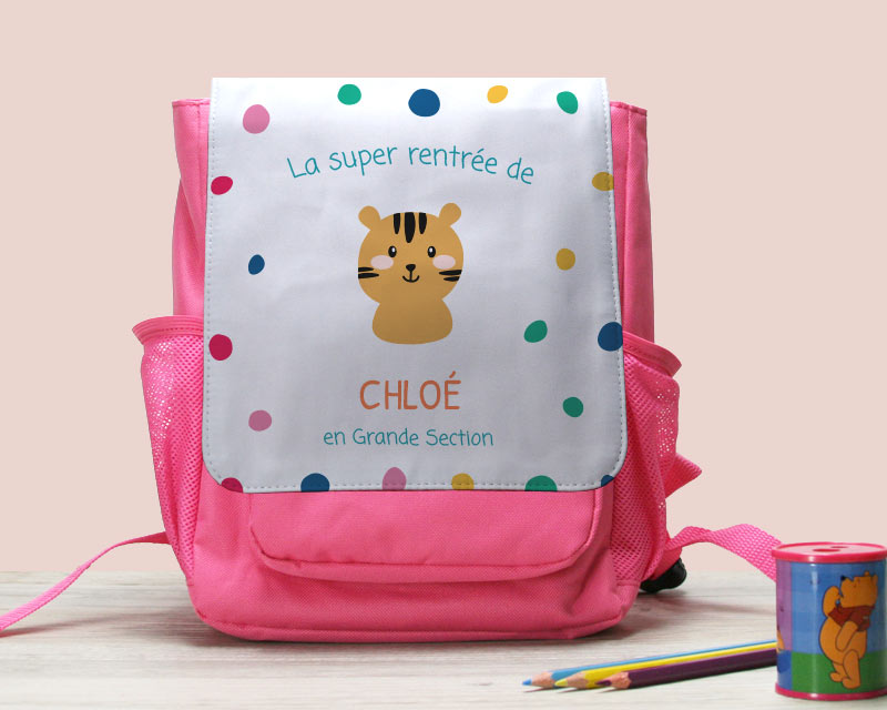 Sac dos enfant personnalis Animaux Cadeaux