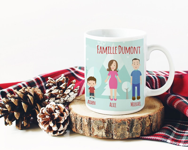 Mug Family Circus Noël