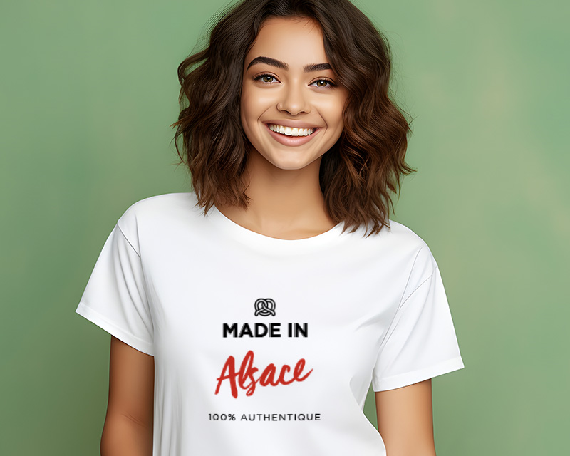 Tee-shirt Femme personnalisé - Made In Alsace