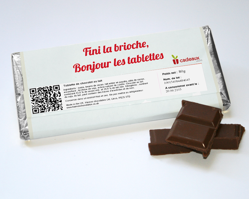 Voir l'image 2 du produit Tablette de chocolat Noël