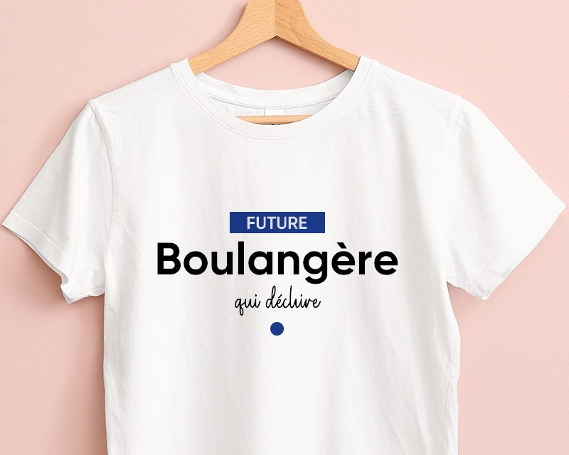 T-shirt Femme personnalisé - Future boulangère