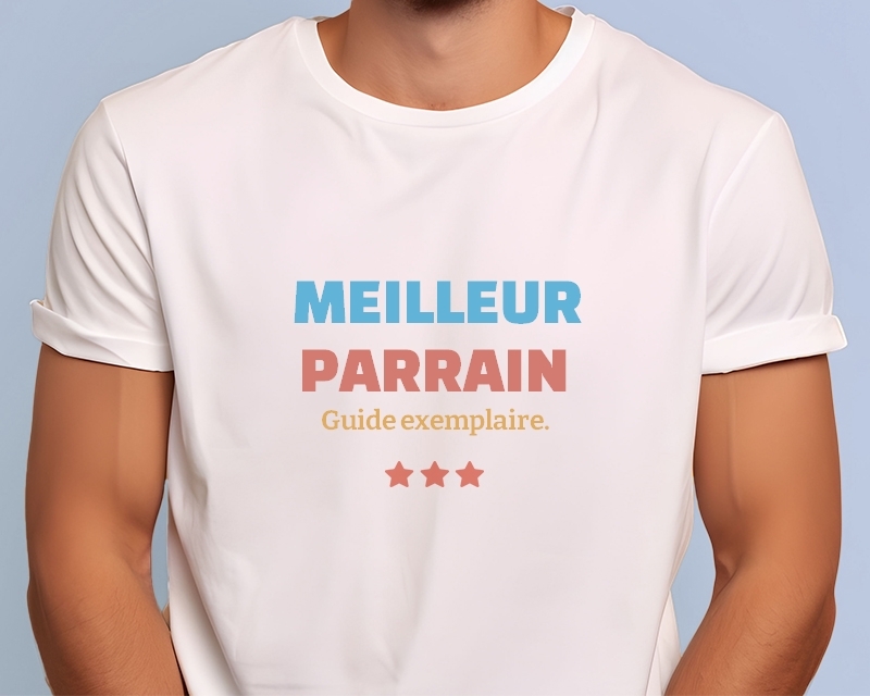 T-shirt Homme personnalisable - Meilleur Parrain