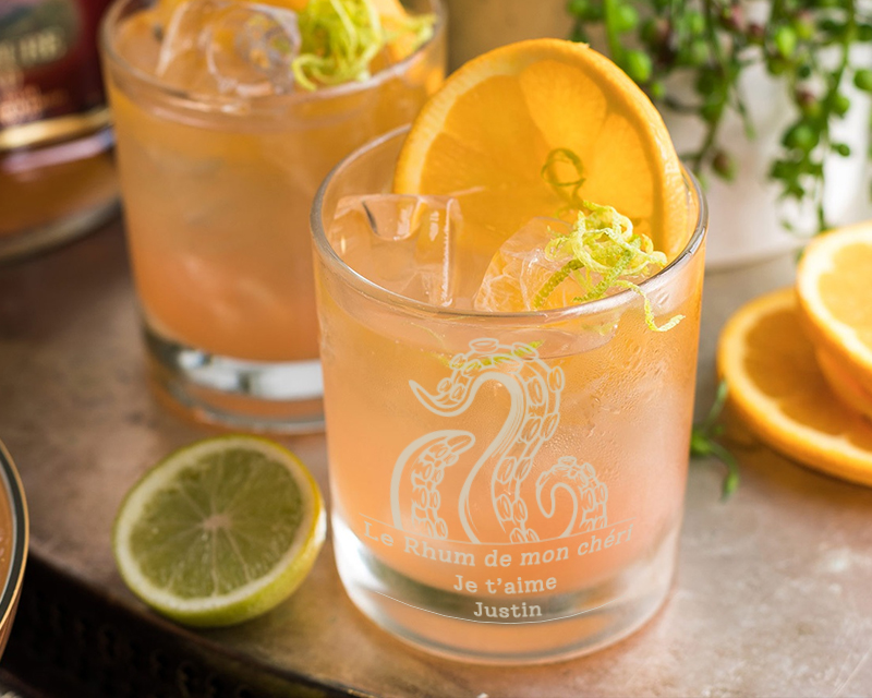 Verre à rhum personnalisé - Kraken