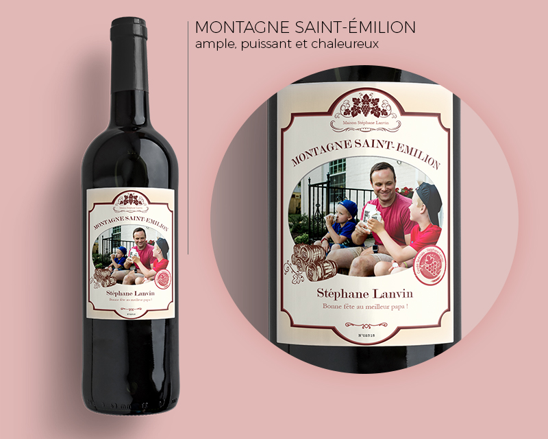 Bouteilles de vin de Bordeaux Photo