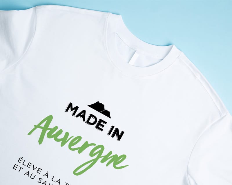 Tee shirt personnalisé homme - Made In Auvergne
