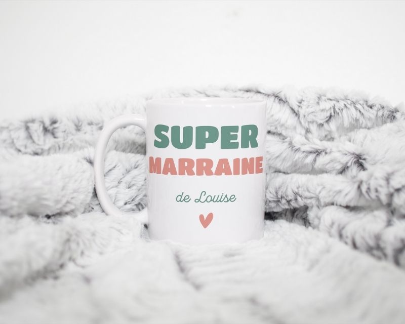 Mug personnalisé - Super Marraine