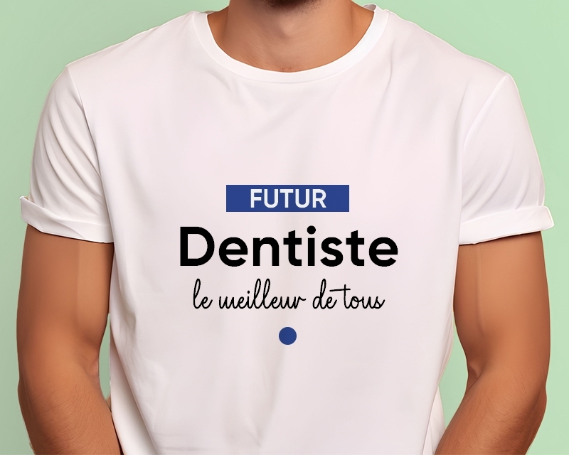 Tee shirt personnalisé homme - Futur dentiste