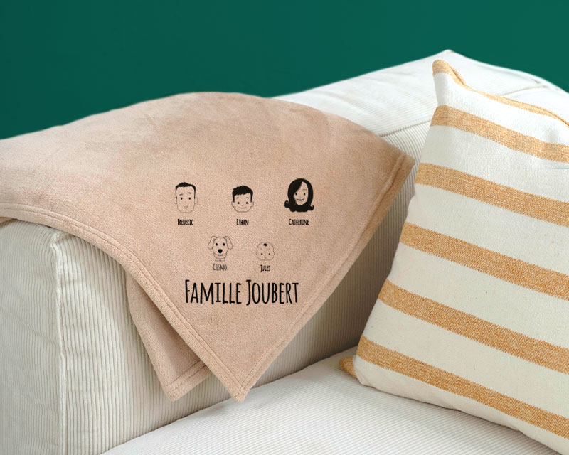 Plaid personnalisé - Family circus