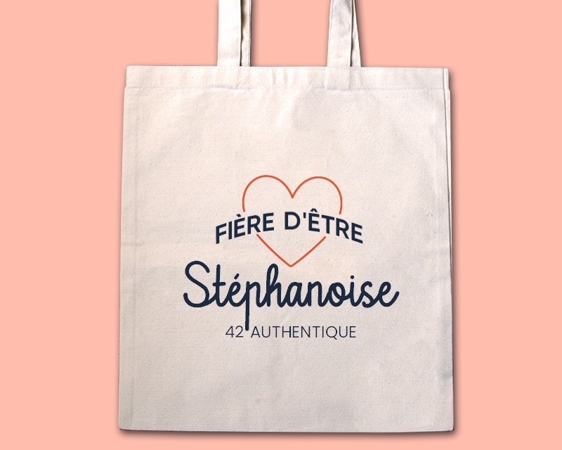 Tote bag personnalisable - Fière d'être Stéphanoise
