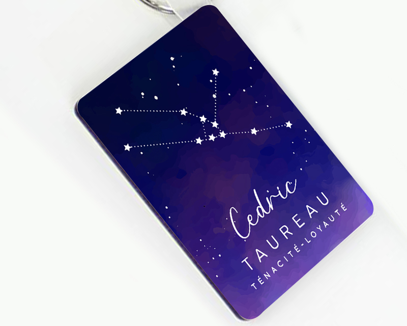 Porte-clés personnalisé Constellation - Taureau