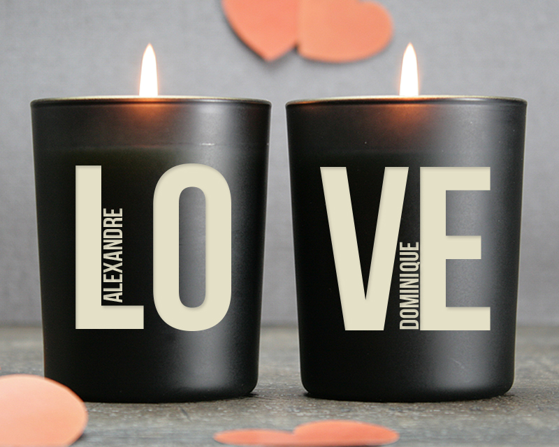 Duo Bougies LOVE