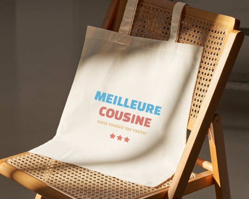 Tote bag personnalisable - Meilleure Cousine