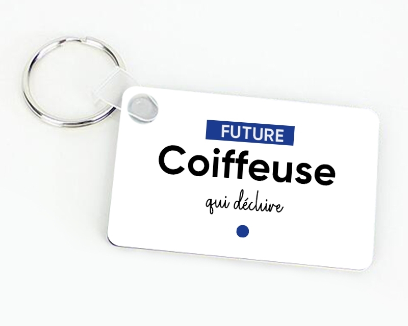 Porte-clef personnalisé - Future coiffeuse