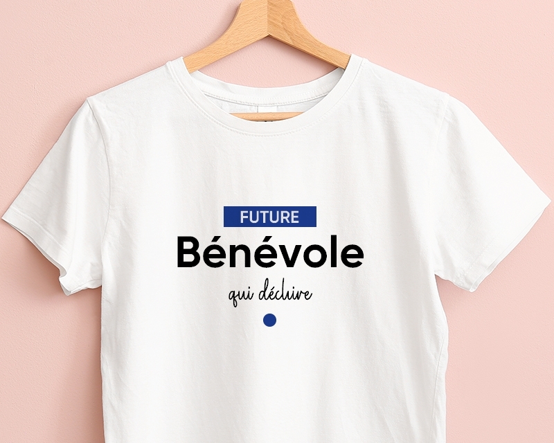 Tee shirt personnalisé femme - Future bénévole