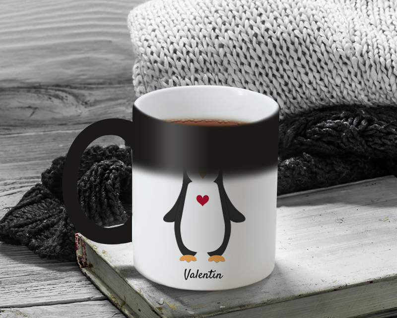 Lot de 2 Mugs Pingouins couple