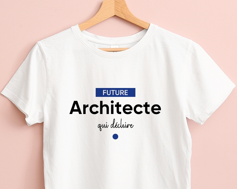 T-shirt Femme personnalisé - Future architecte