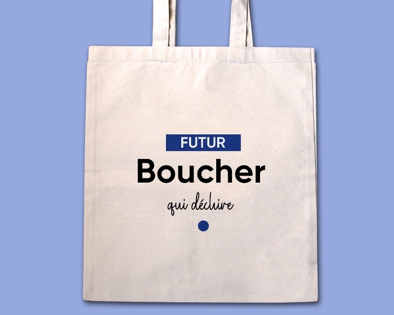 Tote bag personnalisable - Futur boucher