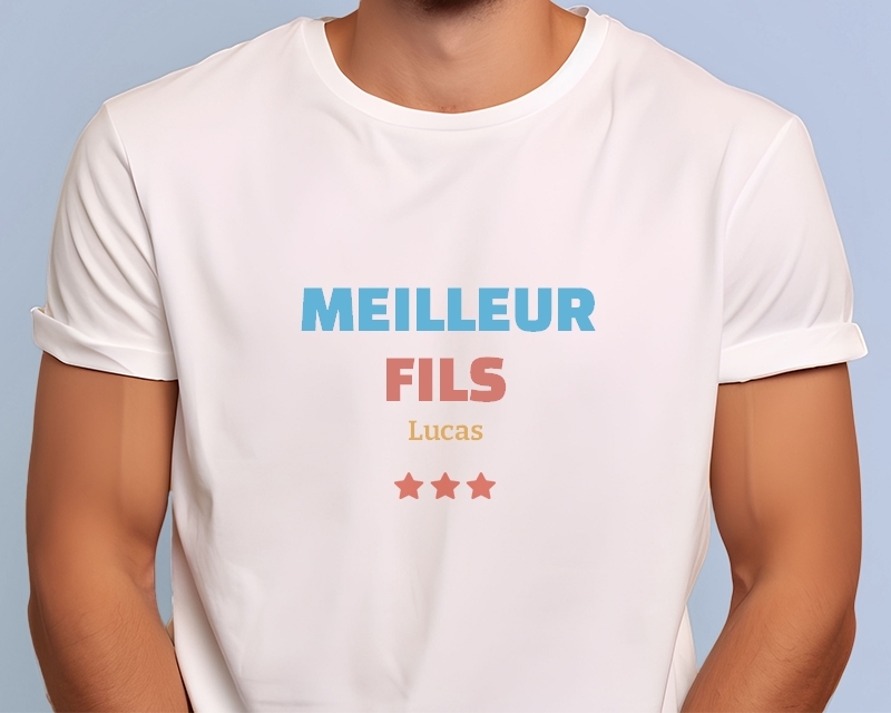 T-shirt Homme à personnaliser - Meilleur Fils