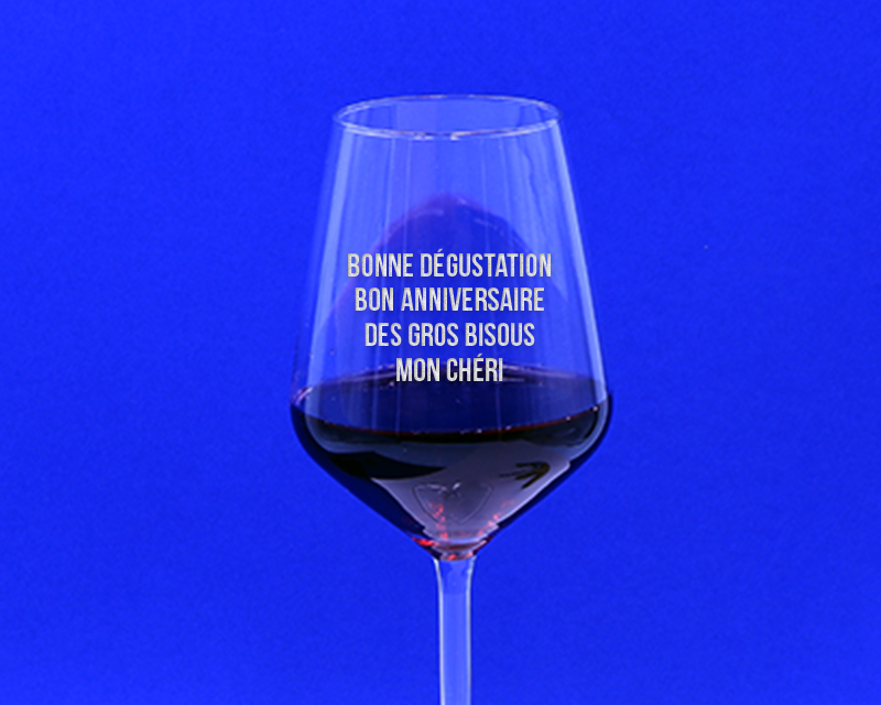 Verre à Vin Message