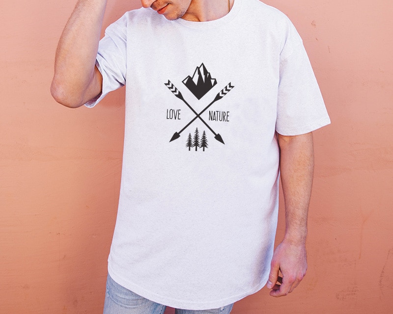Voir l'image 1 du produit T-shirt blanc homme Personnalisable - Aventure
