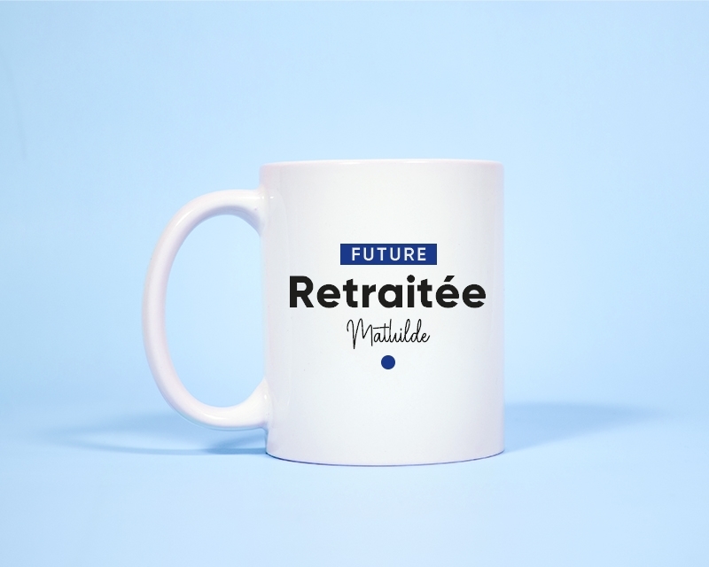 Mug personnalisé - Future retraitée