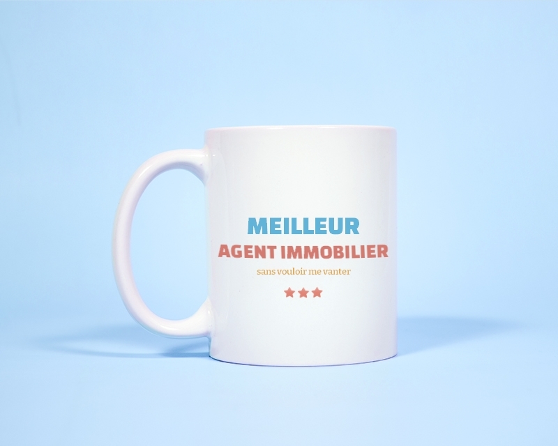 Mug personnalisé - Meilleur Agent immobilier